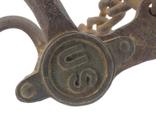 EXCAVATED M1859 CAVALRY CURB BIT WITH U.S. BOSSES