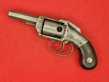 ALLEN & WHEELOCK MEDIUM FRAME BAR HAMMER POCKET PERCUSSION REVOLVER WITH LEATHER HOLSTER