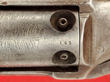 ALLEN & WHEELOCK MEDIUM FRAME BAR HAMMER POCKET PERCUSSION REVOLVER WITH LEATHER HOLSTER