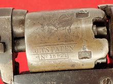 COLT M1849 .31 CAL PERCUSSION POCKET REVOLVER SN# 15921 (1850) AND POWDER FLASK