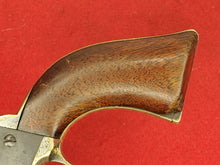 COLT M1849 .31 CAL PERCUSSION POCKET REVOLVER SN# 15921 (1850) AND POWDER FLASK
