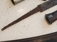 EXCAVATED CONFEDERATE STATES ARMORY KENANSVILLE OFFICERS PARTIAL SWORD SCABBARD AND FULL LENGTH BLADE