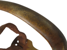 CONFEDERATE BRASS CAVALRY SPUR WITH LEATHER STRAP CS-18 VARIANT