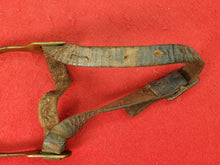 CONFEDERATE BRASS CAVALRY SPUR WITH LEATHER STRAP CS-18 VARIANT