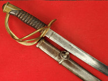 AMES M1860 CAVALRY SWORD AND SCABBARD WITH 1860 PRODUCTION DATE