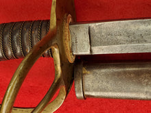 AMES M1860 CAVALRY SWORD AND SCABBARD WITH 1860 PRODUCTION DATE