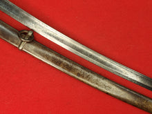 AMES M1860 CAVALRY SWORD AND SCABBARD WITH 1860 PRODUCTION DATE