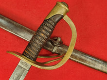 AMES M1860 CAVALRY SWORD AND SCABBARD WITH 1860 PRODUCTION DATE