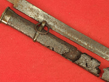 EXCAVATED CONFEDERATE STATES ARMORY KENANSVILLE OFFICERS PARTIAL SWORD SCABBARD AND FULL LENGTH BLADE