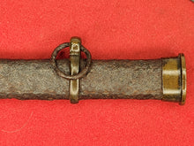 EXCAVATED CONFEDERATE STATES ARMORY KENANSVILLE OFFICERS PARTIAL SWORD SCABBARD AND FULL LENGTH BLADE