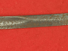 EXCAVATED CONFEDERATE STATES ARMORY KENANSVILLE OFFICERS PARTIAL SWORD SCABBARD AND FULL LENGTH BLADE