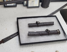 EXCAVATED CONFEDERATE STATES ARMORY KENANSVILLE OFFICERS PARTIAL SWORD SCABBARD AND FULL LENGTH BLADE