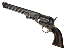 U.S. MARTIALLY MARKED COLT M1851 PERCUSSION NAVY REOLVER 1857