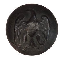 EXCAVATED CONFEDERATE DROOP WING OFFICERS COAT BUTTON RECOVERED FROM BATTLE OF GRAND ECORE
