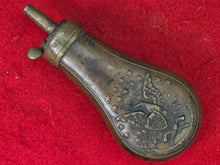 Original Civil War Eagle Powder Flask