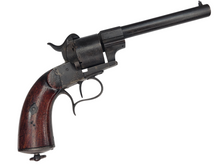 BELGIAN M1854 E. LEFAUCHEUX BREVETE 12MM PINFIRE REVOLVER SN#32235