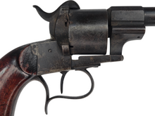 BELGIAN M1854 E. LEFAUCHEUX BREVETE 12MM PINFIRE REVOLVER SN#32235