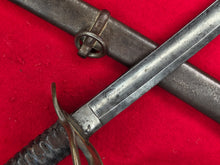AMES M1860 CAVALRY SWORD AND SCABBARD 1860 DATE