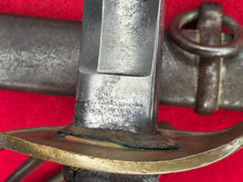 AMES M1860 CAVALRY SWORD AND SCABBARD 1860 DATE