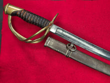 AMES M1860 CAVALRY SWORD AND SCABBARD WITH 1859 DATE