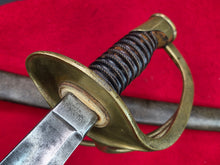AMES M1860 CAVALRY SWORD AND SCABBARD WITH 1859 DATE