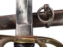 AMES M1860 CAVALRY SWORD AND SCABBARD WITH 1859 DATE