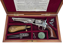 COLT M1862 POLICE PERCUSSION REVOLVER CASED SET SN#21600 1863 PRODUCTION