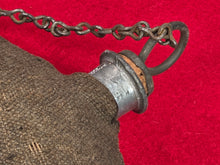 M1858 SMOOTHSIDE CANTEEN COMPLETE WITH COVER, SLING AND STOPPER WITH CHAIN