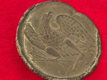 EXCAVATED FEDERAL EAGLE BREASTPLATE RECOVERED FROM THE BATTLE OF GRAND ECORE