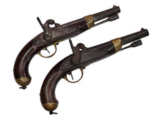 PAIR OF IMPORT PRE CIVIL WAR HORSE PISTOLS FROM LOUISIANA COLLECTION