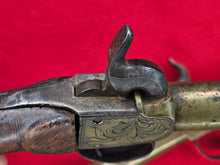 BRASS FRAME AND BARREL SINGLE SHOT PERCUSSION BOOT PISTOLS