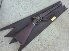 EXCAVATED P53 ENFIELD RIFLE PARTS ON AN AUSTRIAN STOCK FROM THE BATTLE OF GRAND ECORE IN LOUISIANA