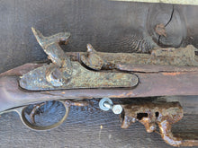 EXCAVATED P53 ENFIELD RIFLE PARTS ON AN AUSTRIAN STOCK FROM THE BATTLE OF GRAND ECORE IN LOUISIANA