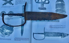 EXCAVATED CONFEDERATE D-GUARD BOWIE KNIFE RECOVERED FROM FT. DONELSON AND PUBLISHED IN "CIVIL WAR RELICS OF THE WESTERN CAMPAIGN"