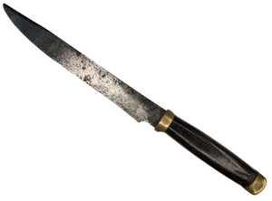 CONFEDERATE POTTS BOWIE KNIFE / BAYONET CONVERTED TO A SIDE KNIFE