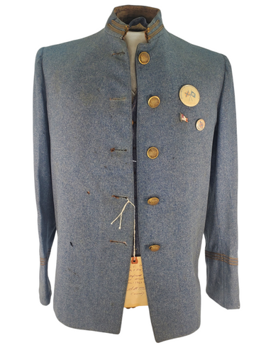 UNITED CONFEDERATE VETERANS REUNION COAT AND VEST FROM GETTYSBURG MUSEUM