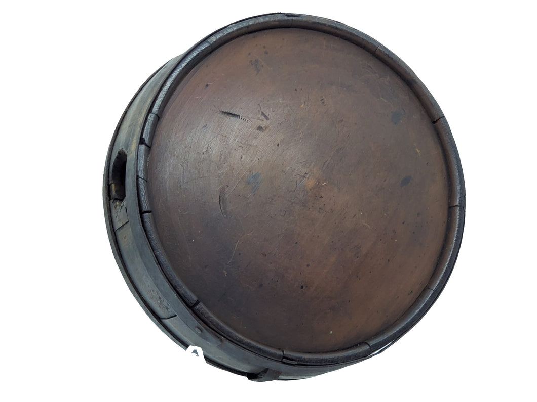 CONFEDERATE WOOD DRUM CANTEEN 