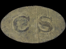 EXCAVATED CONFEDERATE "CS" EGG SHAPED BUCKLE 1ST ALABAMA CAVALRY CAMP IN MIDLAND, TN