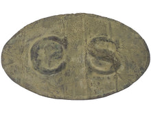 EXCAVATED CONFEDERATE "CS" EGG SHAPED BUCKLE 1ST ALABAMA CAVALRY CAMP IN MIDLAND, TN