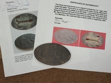 EXCAVATED CONFEDERATE "CS" EGG BUCKLE FROM WARTRACE, TN