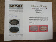 EXCAVATED CONFEDERATE "CS" EGG BUCKLE FROM WARTRACE, TN